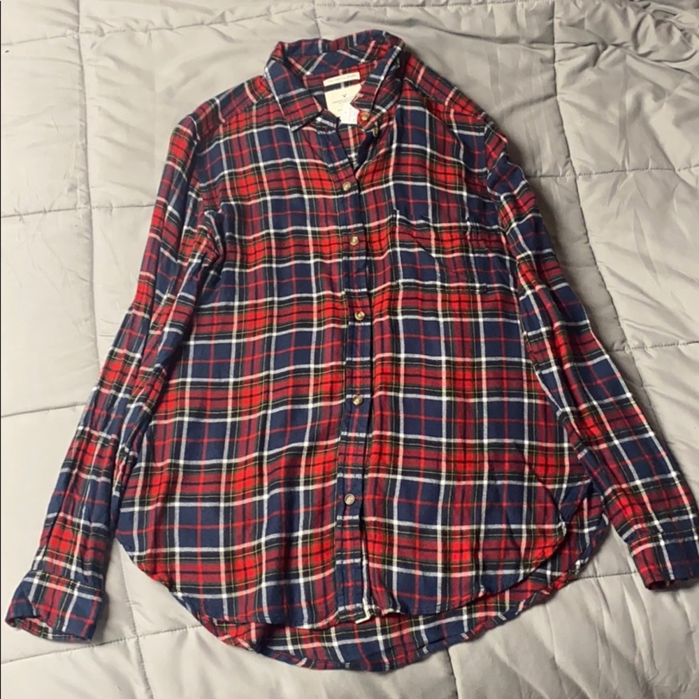 Brand New American Eagle Boyfriend Fit Flannel